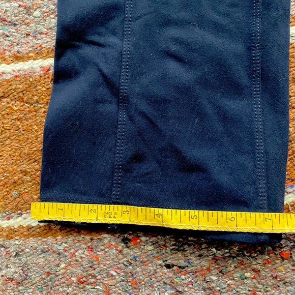 Athleta size small navy stretch pants with pockets EUC - Picture 7 of 13
